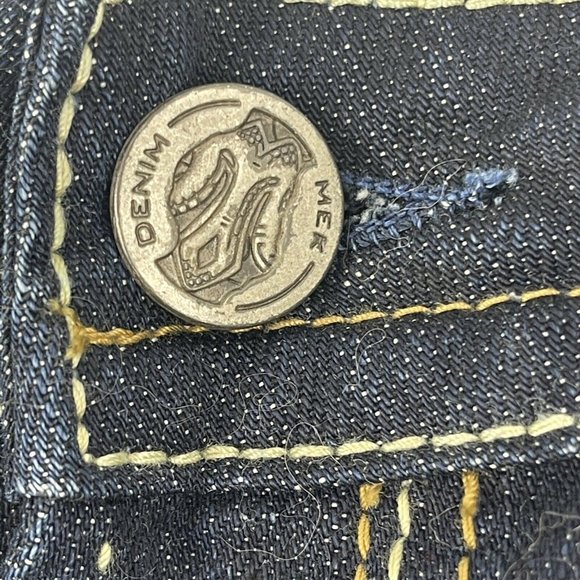MEK Avondale Mens 30x36 Bootcut Big Stitching Dark - Picture 12 of 12